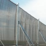 solar fencing dust / wind
