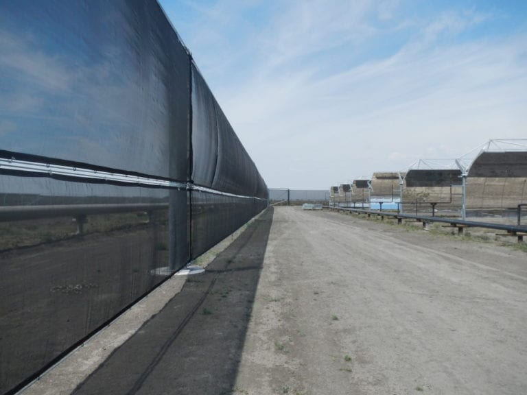 Solar fencing - 4.8m (16ft) by 1.2 km solar fencing