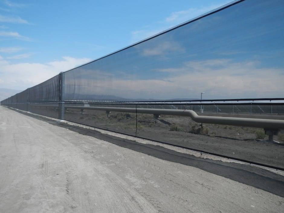 Solar field fencing