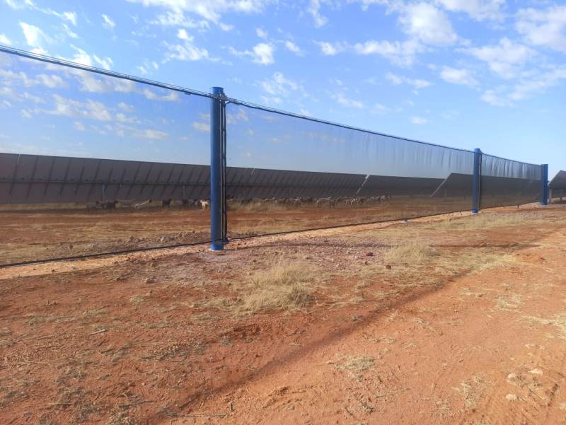 Solar Wind Fence