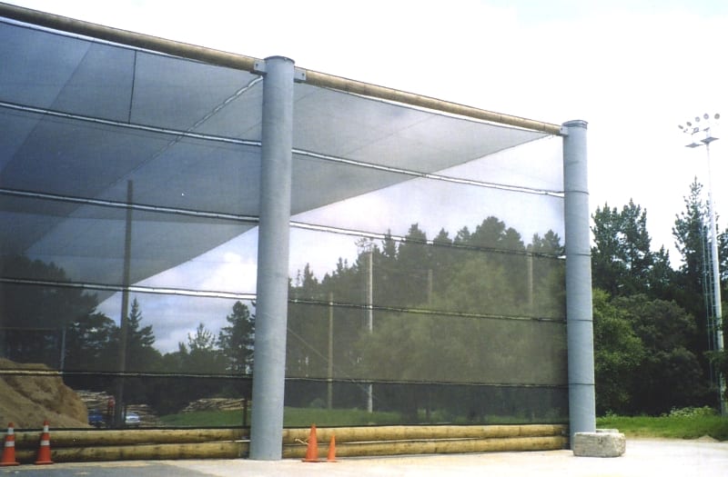 Enclosure style dust control - 0m (260ft) x 130m (430ft) x 10m (30ft) enclosure style dust solution